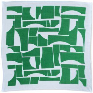 NWT On 34th Green & White, Pink & White Scarf Squares 2 Pack